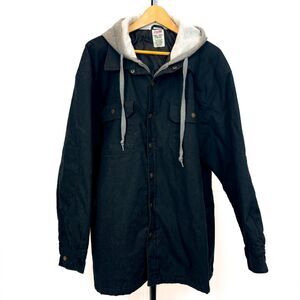 Dickies Men's Jacket Fleece Hooded Duck Shirt Coat Shacket 2XL 50-52 Streetwear